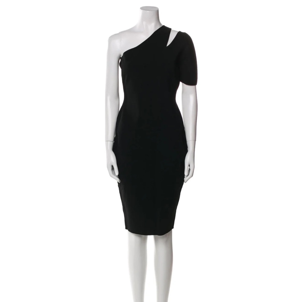 Milly Black One-Shoulder Dress - Size Small